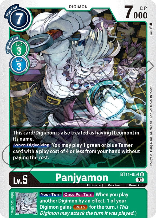 Panjyamon [BT11-054] [Fase Dimensional]