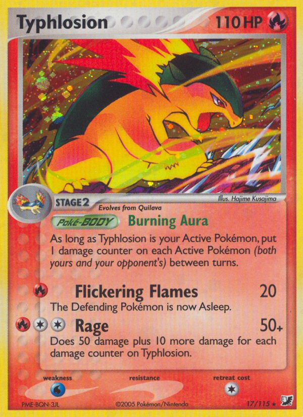 Typhlosion (17/115) [EX: Forces Cachées]