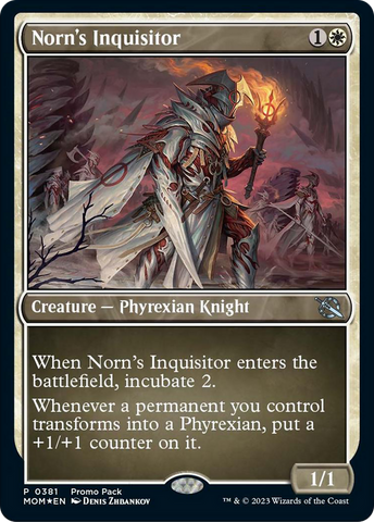 Inquisidor de Norn (Paquete promocional) [Cartas promocionales de Marcha de las máquinas]