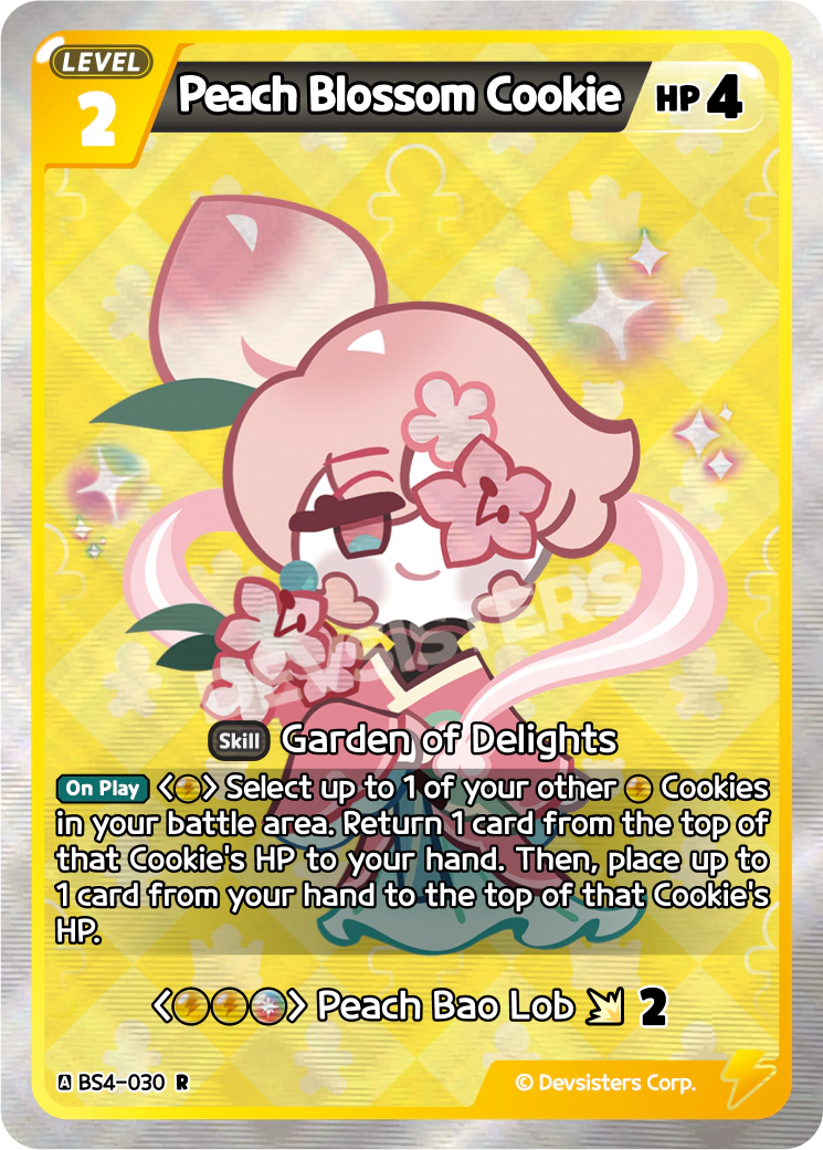 Image for Peach Blossom Cookie (BS4-030) (BS4) - CookieRun: Braverse TCG