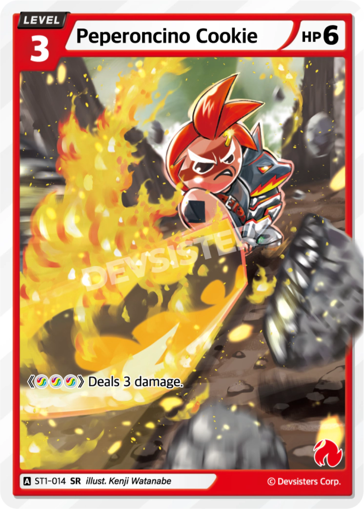 Image for Peperoncino Cookie (ST1-014) (ST1) - CookieRun: Braverse TCG