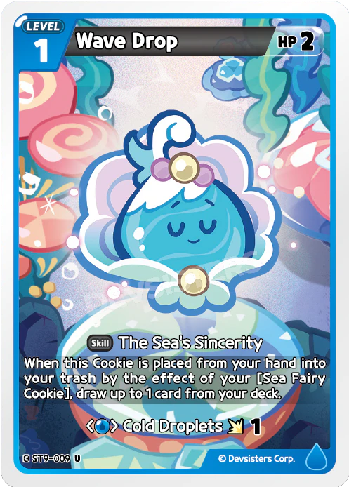 Image for Wave Drop (ST9-009) (ST9) - CookieRun: Braverse TCG