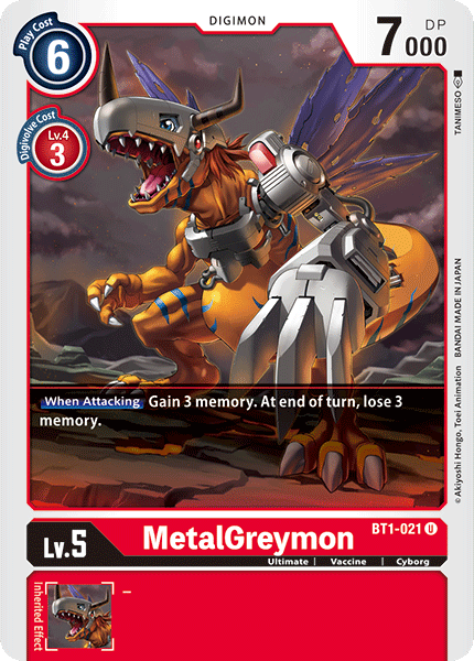 MetalGreymon [BT1-021] [Lanzamiento Especial Ver.1.0]