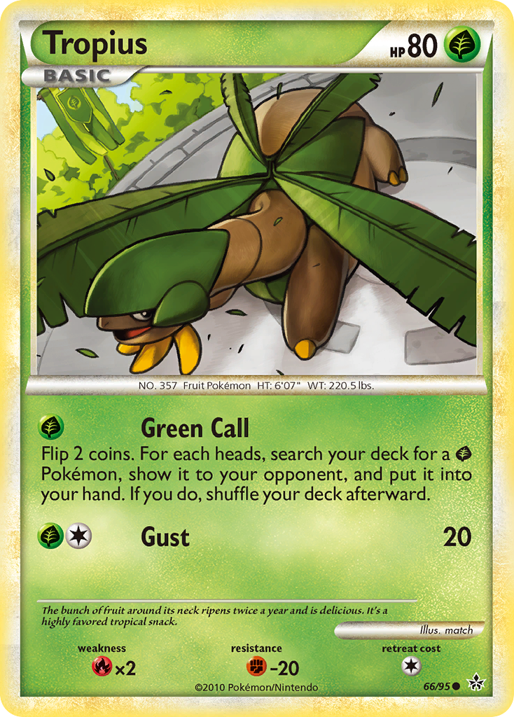 Tropius (66/95) [HeartGold & SoulSilver: Indomptable]