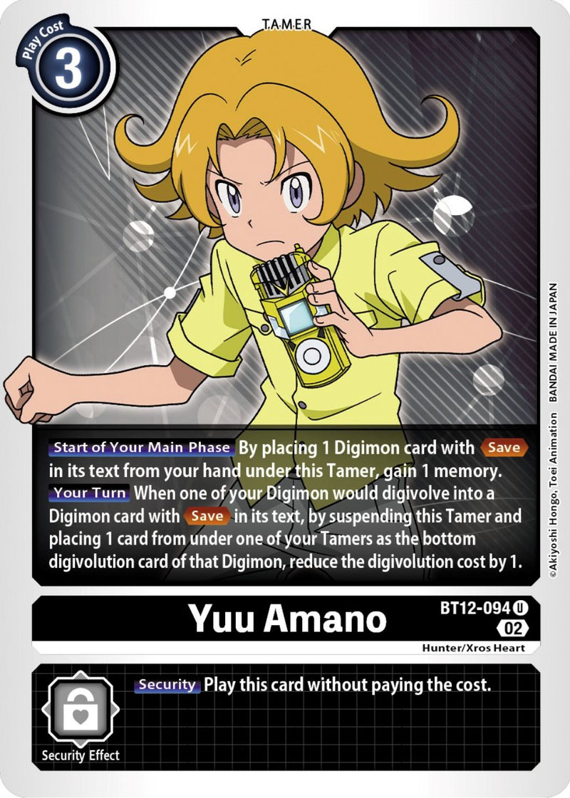 Yuu Amano [BT12-094] [A través del tiempo]