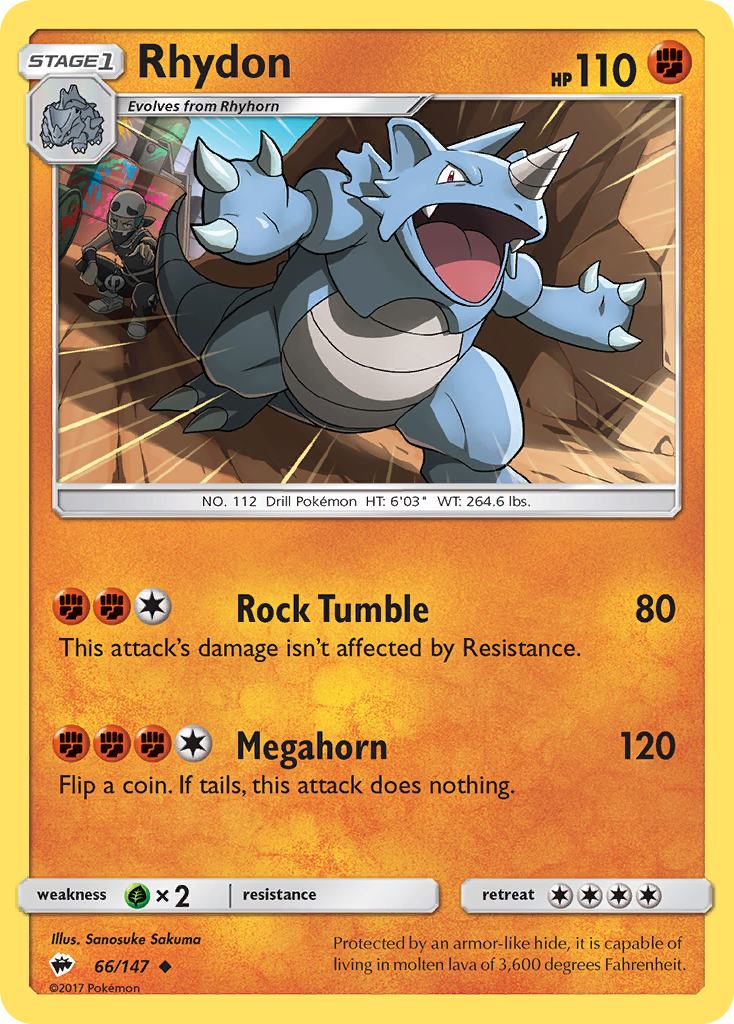 Rhinocorne (66/147) [Soleil et Lune : Ombres ardentes]