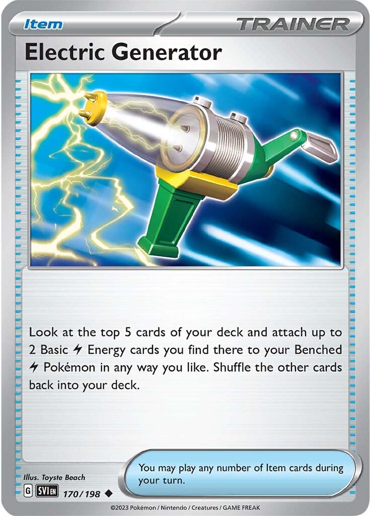 Generador Eléctrico (170/198) [Escarlata y Púrpura: Set Básico]