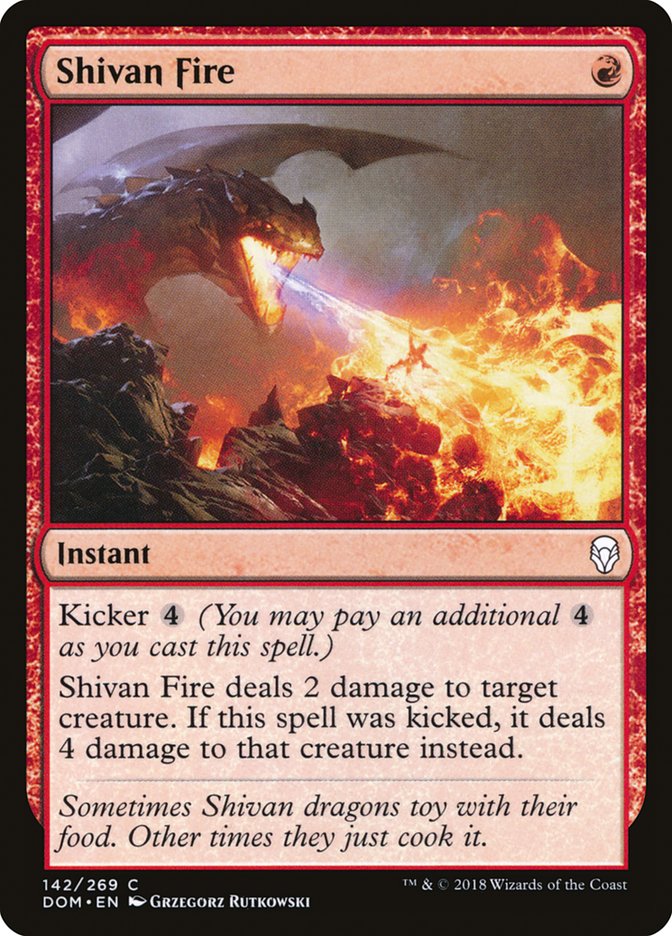 Feu de Shivan [Dominaria]