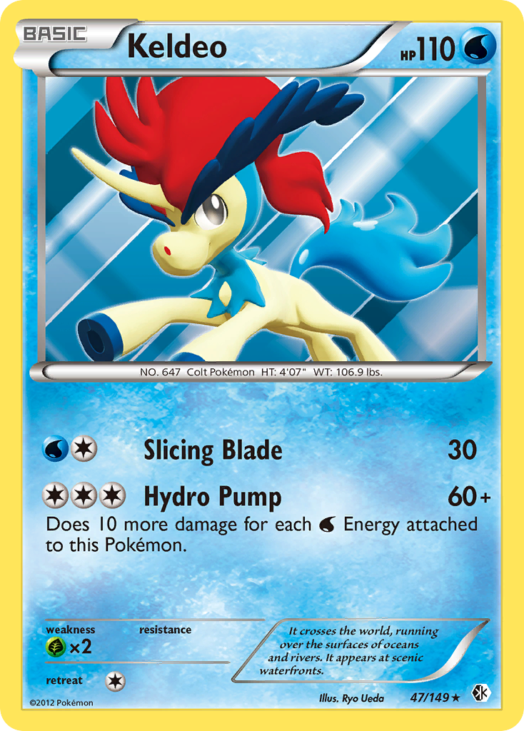 Keldeo (47/149) [Negro y Blanco: Fronteras Cruzadas]