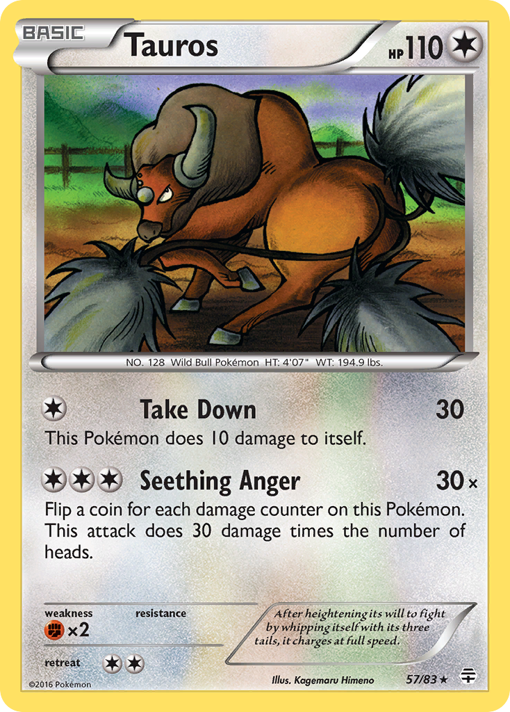 Tauros (57/83) [XY: Générations]
