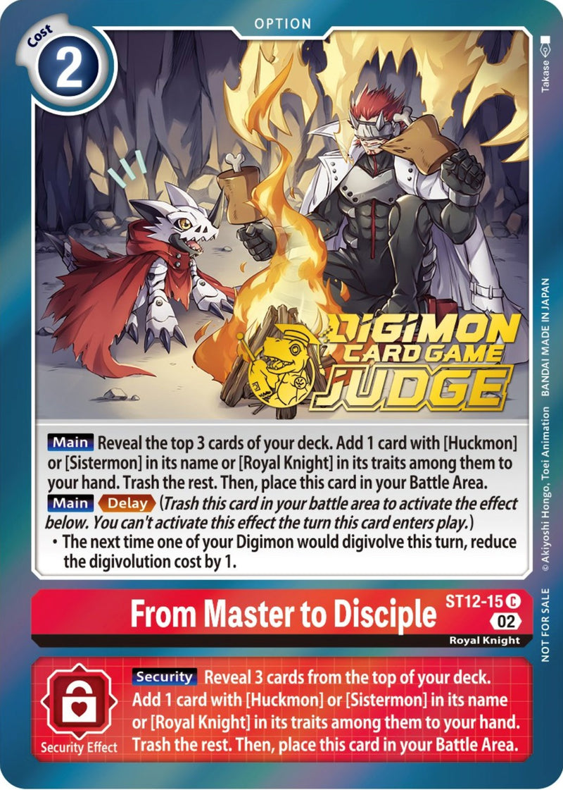 De Maestro a Discípulo [ST12-15] (Judge Pack 3) [Mazo de Inicio: Promos de Jesmon]