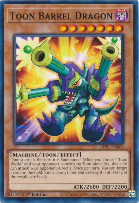 Dragón Barril Toon [LDS1-EN064] Común