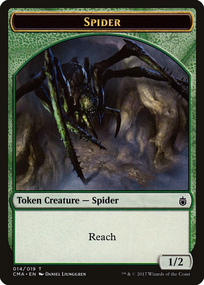 Jeton Araignée [Jetons Commander Anthology]