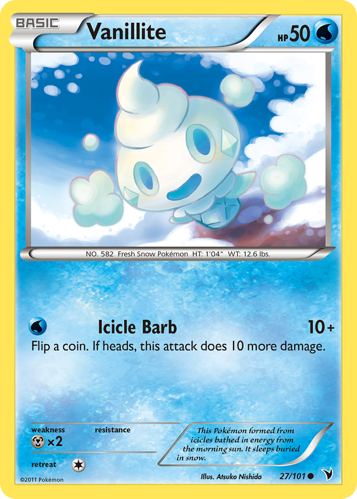 Vanillite (27/101) [Negro y Blanco: Victorias Nobles]
