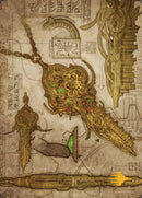 Carte artistique Clé de la ville (symbole Planeswalker estampé or) [Série artistique La Guerre fraternelle]