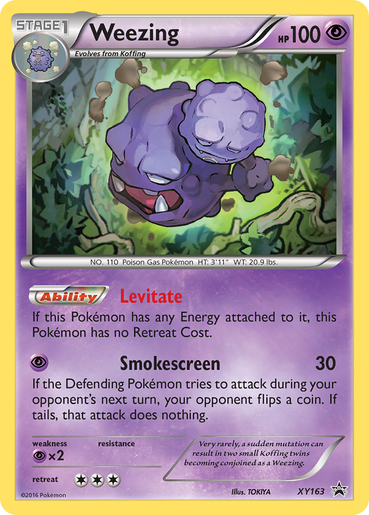 Weezing (XY163) [XY: Cartas de promoción de estrella negra]