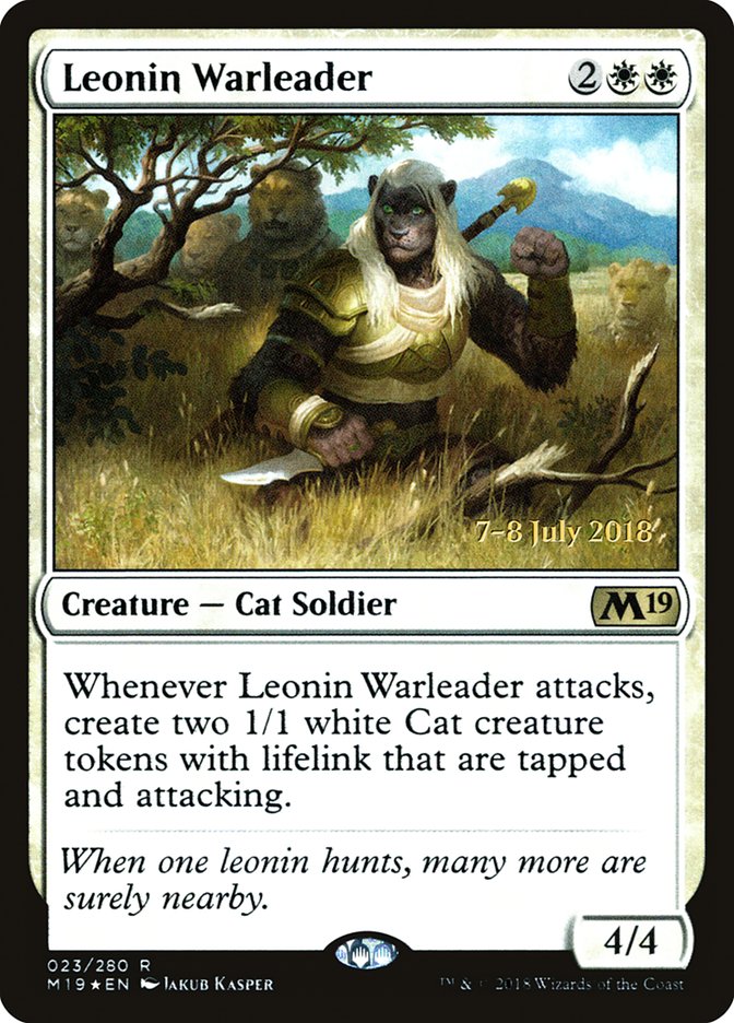 Chef de guerre léonin [Prerelease Promos de Core Set 2019]