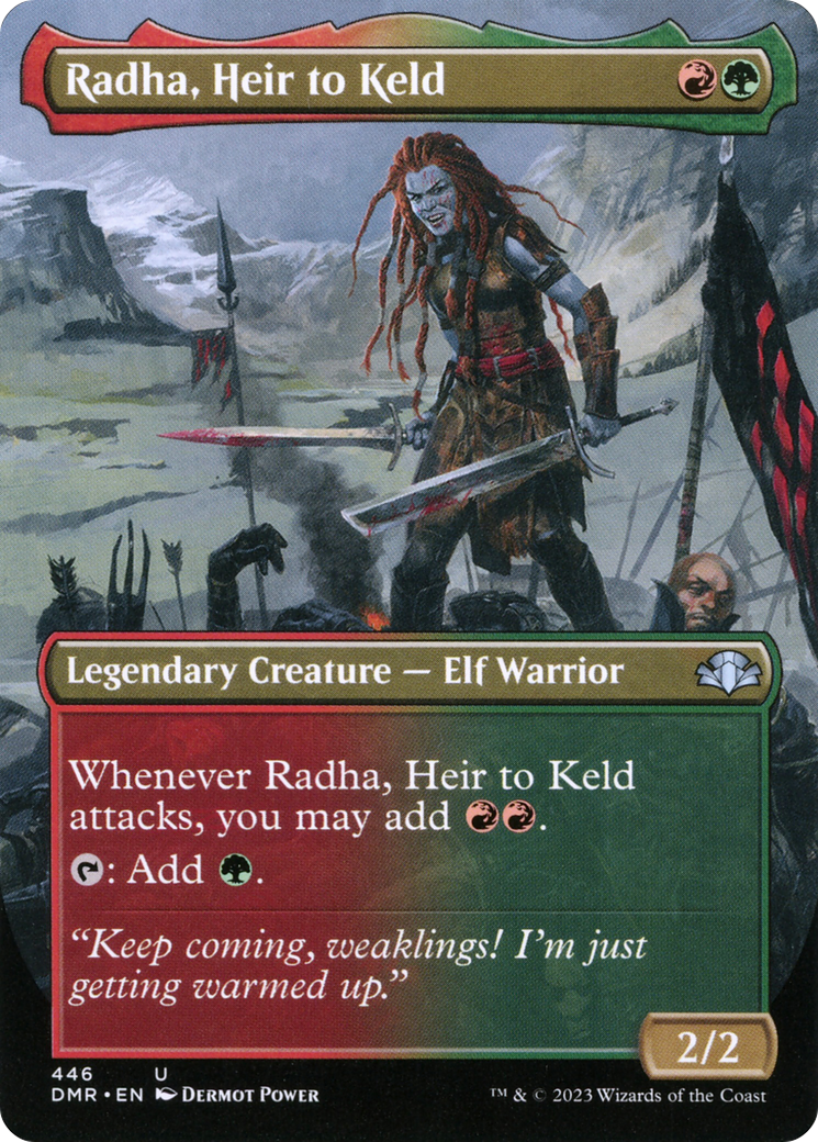 Radha, héritière de Keld (illustration alternative sans bordure) [Dominaria remasterisée]