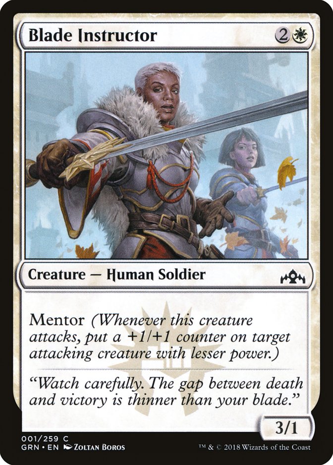 Instructeur de lames [Guildes de Ravnica]
