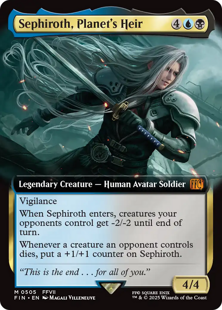 Sephiroth, héritier de la planète (Illustration étendue) [FINAL FANTASY]