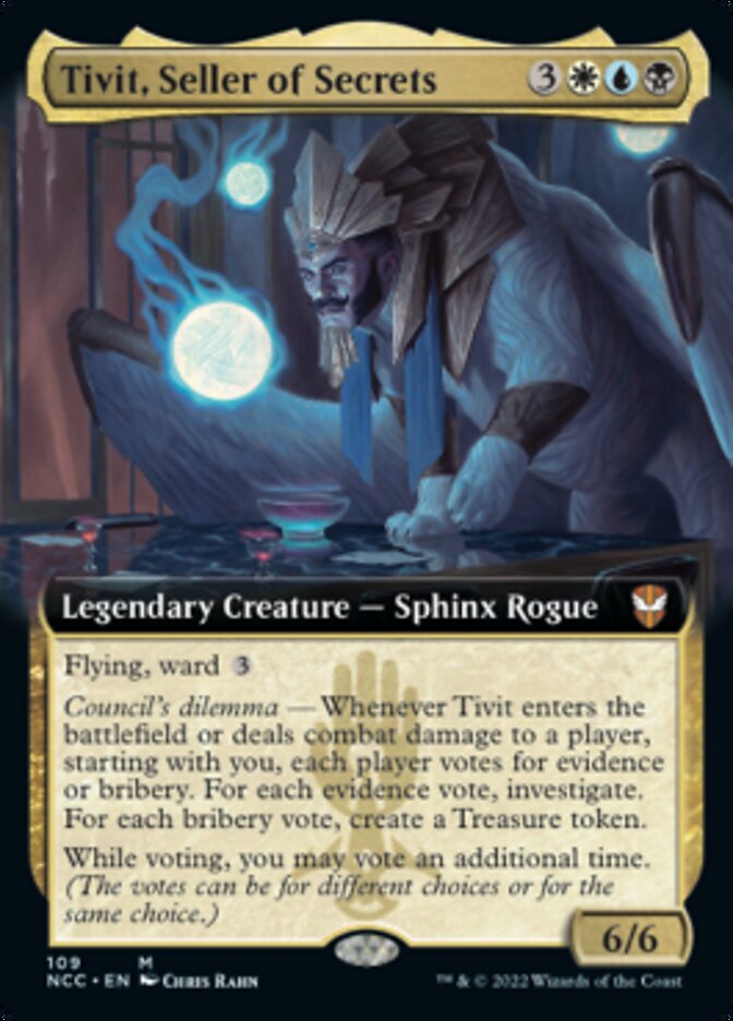 Tivit, vendeur de secrets (Extended Art) [Streets of New Capenna Commander]