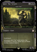 Tyran de West Tek - Titan des Tombes (Présentoir) (Foil d'énergie) [Fallout]