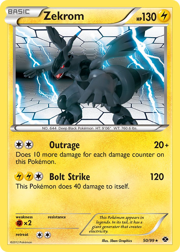 Zekrom (50/99) (Exclusif aux decks à thème) [Noir & Blanc : Destinées Futures]