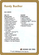 Decklist de Randy Buehler [World Championship Decks 1998]