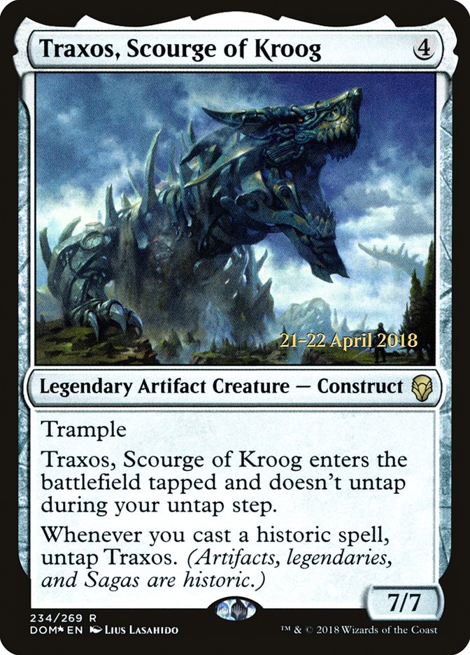 Traxos, fléau de Kroog [Prerelease Promos de Dominaria]