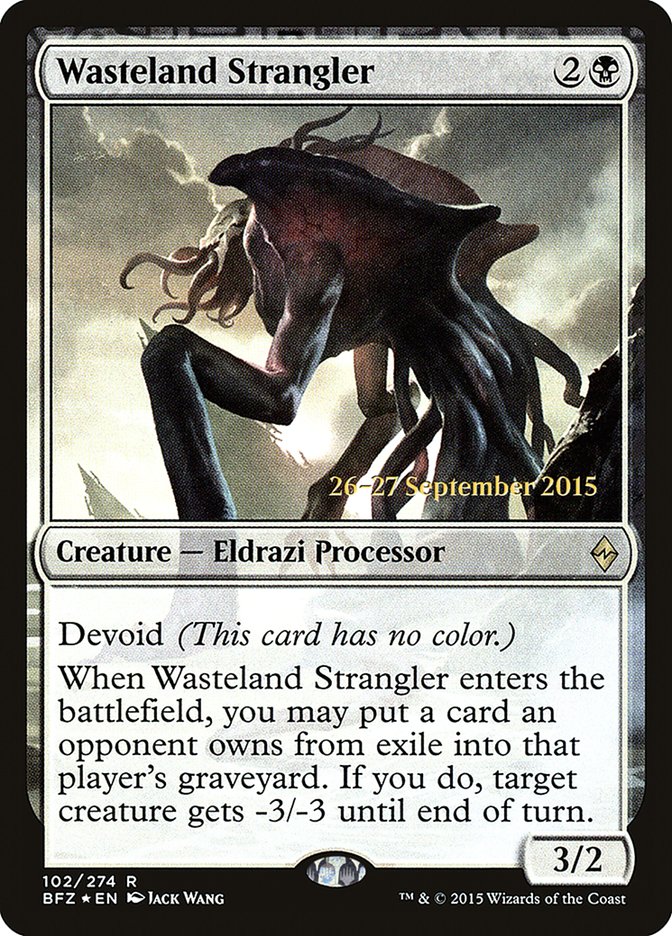 Étrangleur de terrains vagues [Cartes promos d'avant-première de Battle for Zendikar]