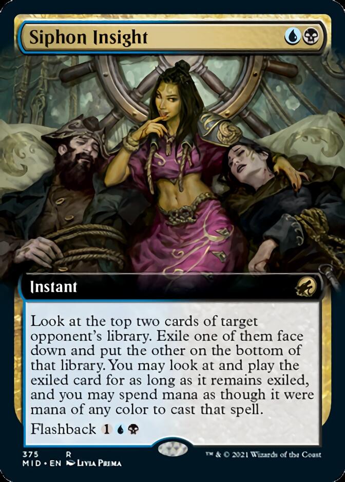 Siphonage d'idées (Extended Art) [Innistrad: Chasse de Minuit]