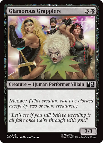 Luchadoras glamurosas [Commander de Marvel Super Héroes]
