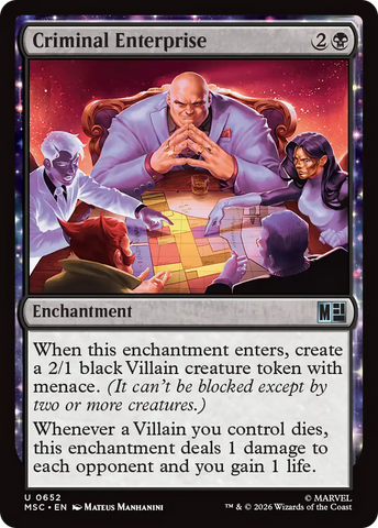 Empresa criminal [Marvel Superhéroes Comandante]