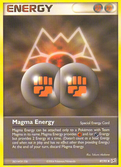 Énergie Magma (87/95) [EX: Team Magma vs Team Aqua]