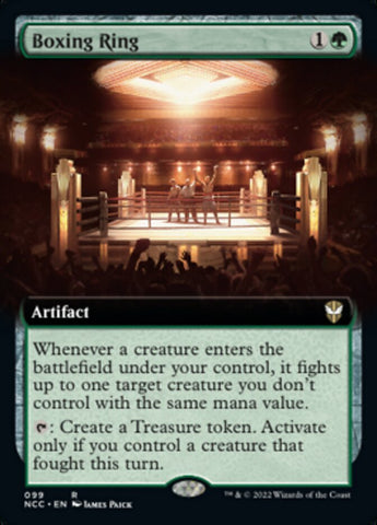 Cuadrilátero de boxeo (Arte extendido) [Commander: Calles de Nueva Cappena]