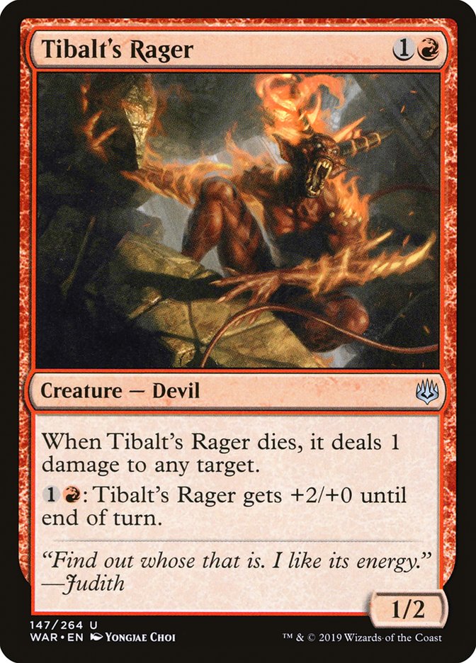 Rageur de Tibalt [La Guerre des Planeswalkers]