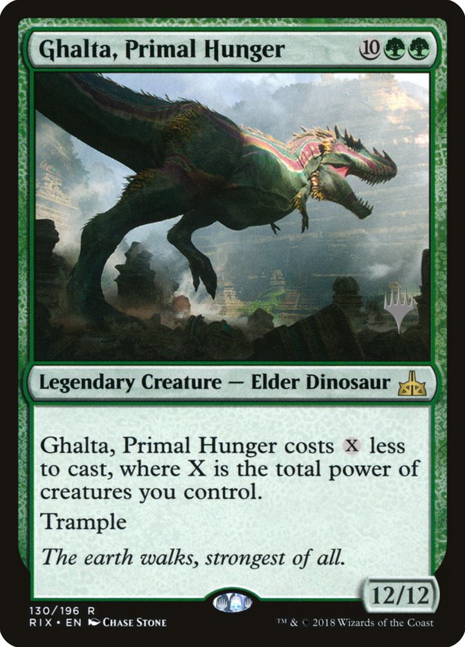 Ghalta, faim primordiale (Pack promotionnel) [Promos Les combattants d'Ixalan]