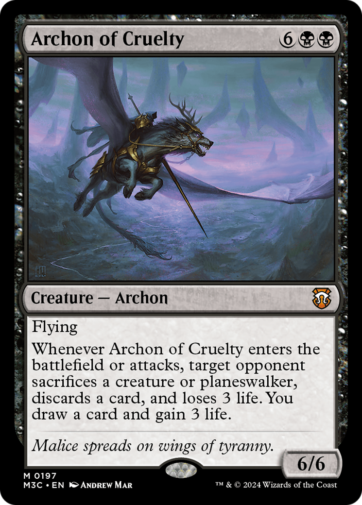 Arconte de la Crueldad (Ondulina laminada) [Commander de Modern Horizons 3]