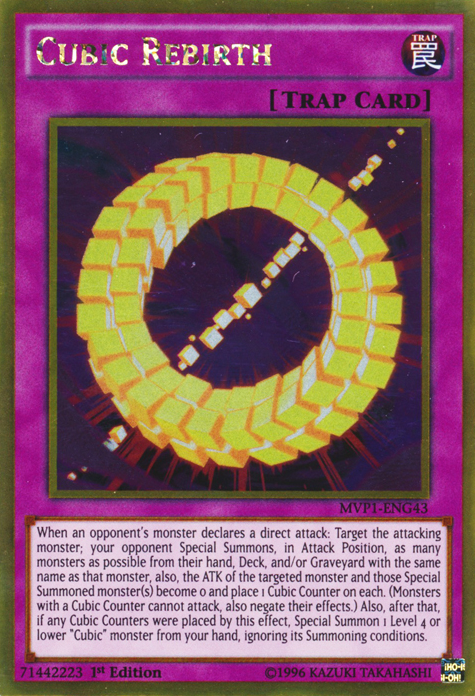 Cubic Rebirth [MVP1-FR043] Gold Rare