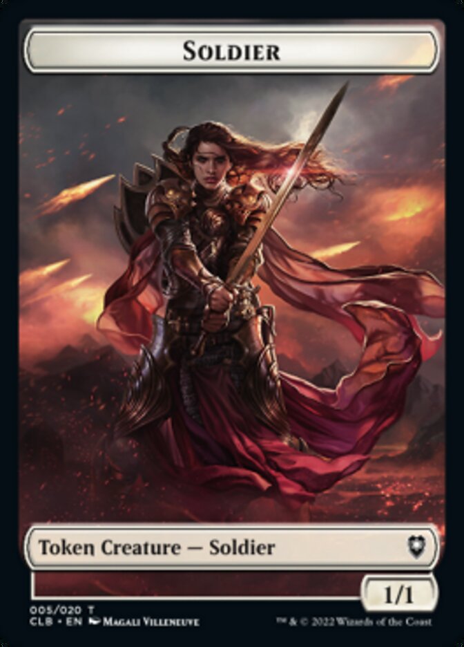 Jeton Soldat [Commander Legends : Battle for Baldur's Gate Tokens]