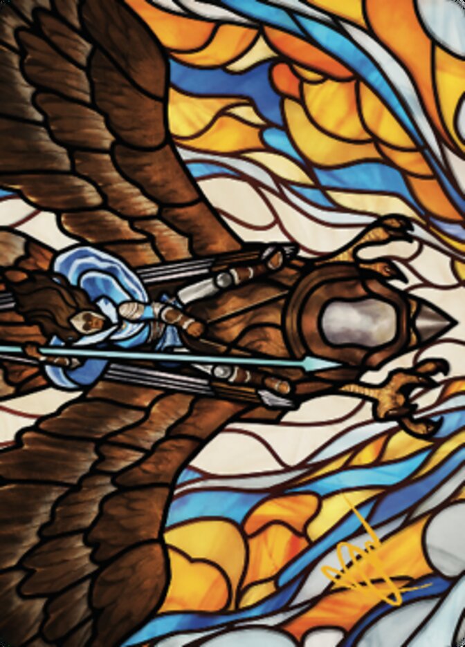 Tura Kennerud, Skyknight Art Card (Signature estampillée or) [Série d'art Dominaria United]