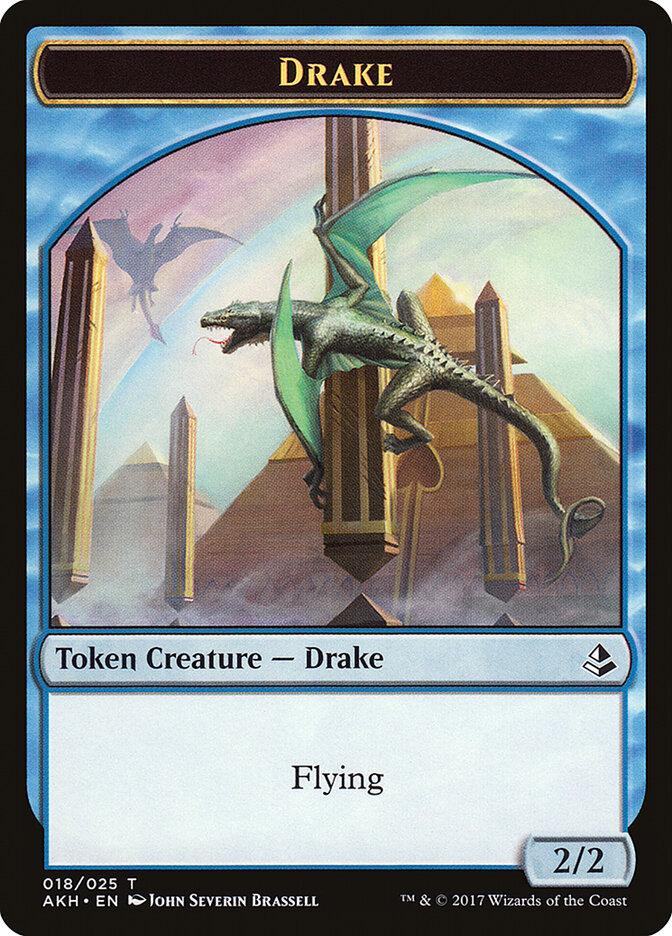 Sacerdote ungidor // Dragón Ficha de dos caras [Fichas de Amonkhet]