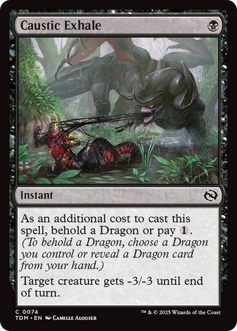 Exhalación cáustica [Tarkir: Dragonstorm]