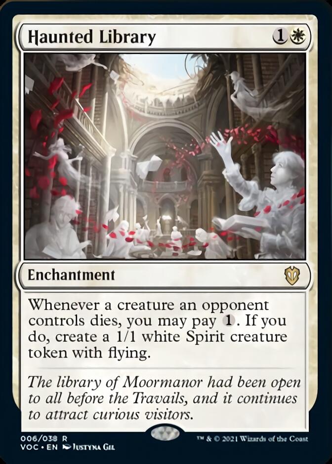 Bibliothèque hantée [Innistrad : Noce Écarlate Commander]