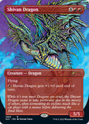 Dragon de Shivan (sans bordure) [Kit de compte à rebours Secret Lair]