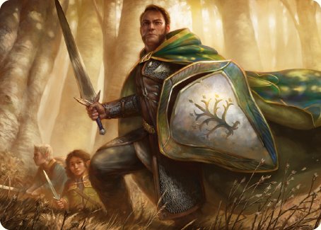 Boromir, garde de la Tour - Carte artistique [Le Seigneur des Anneaux : Contes de la Terre du Milieu - Série artistique]