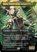 Savra, Reine des Golgari (Sans Bordure Anime) [Ravnica Remastered]