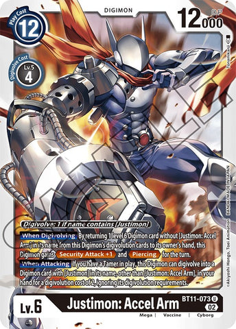 Justimon: Brazo Acelerador [BT11-073] [Fase Dimensional]