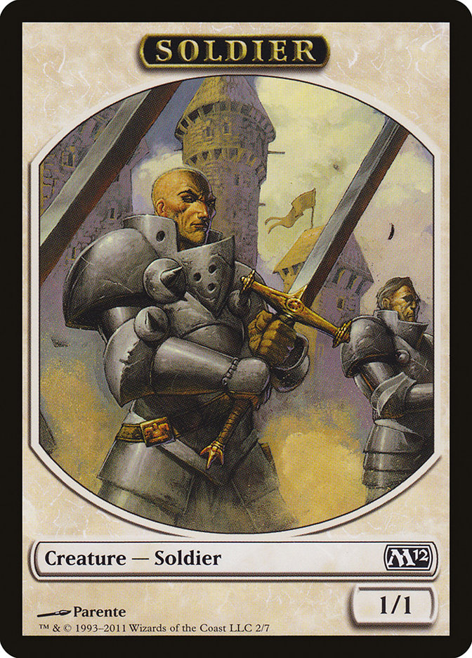 Jeton Soldat [Magic 2012 Jetons]