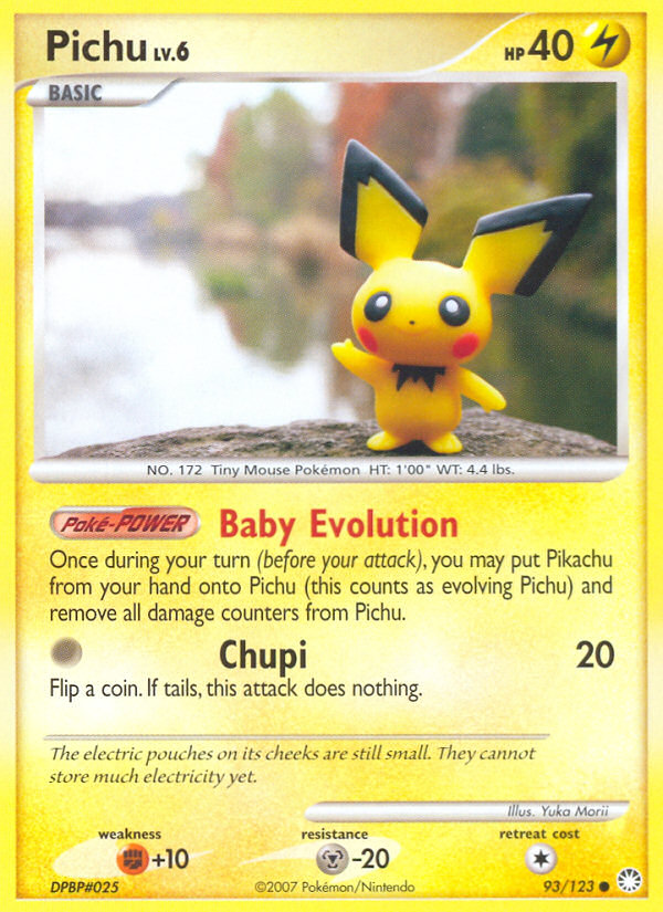 Pichu (93/123) [Diamant et Perle : Trésors mystérieux]